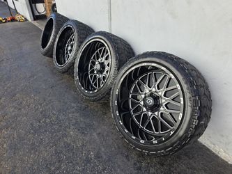 24x12 TIS rims w/ 35x12.50R24 tires 24"s wides