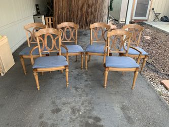 6 Sillas 🪑 Ventages Recién Tapizadas 