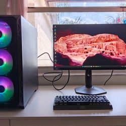 gaming pc ryzen 5 7600/rtx 4070 super + 280hz monitor and mouse and keyboard included