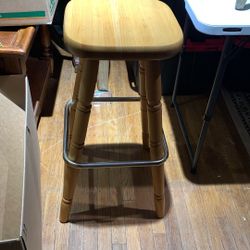 Solid Wood Bar Stool