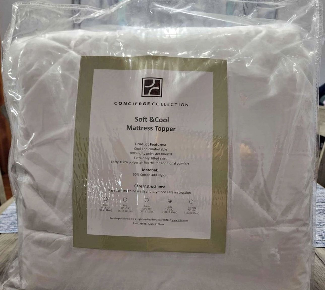 King Mattress Topper