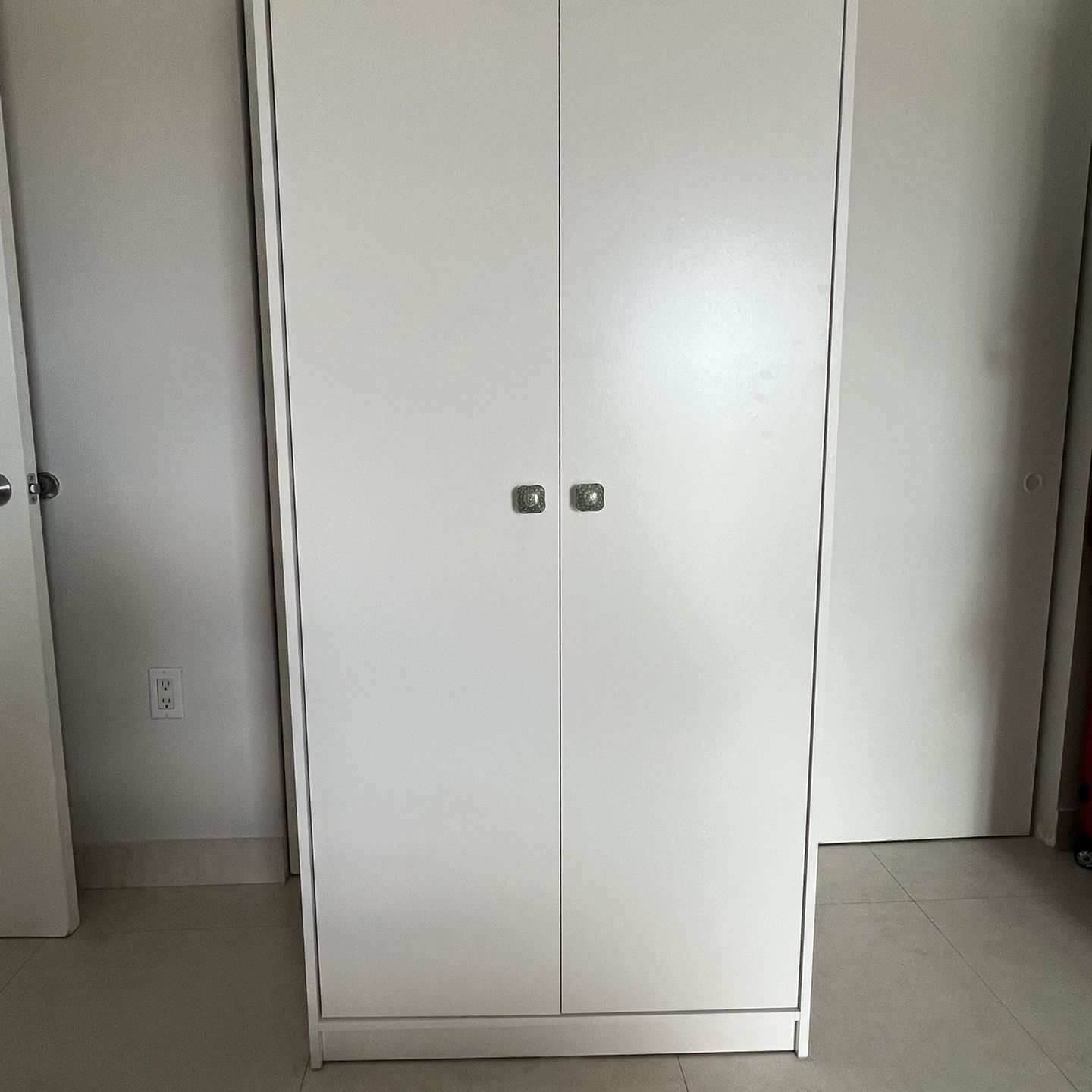 Wardrobe White 2 Doors 