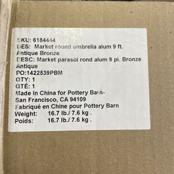 Pottery Barn Market Umbrella Frame 