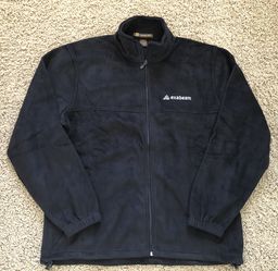 Harriton Men's Black Task Performance Fleece Full-Zip Jacket Size L New Never Used Garage Sale!