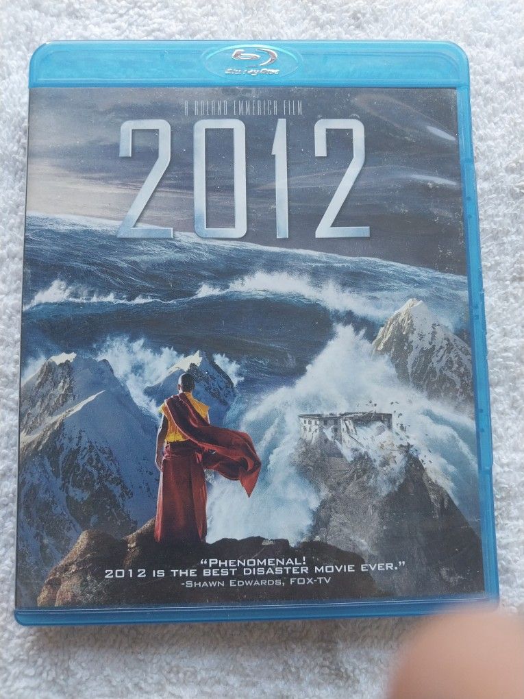 2012 Blu Ray Dvd