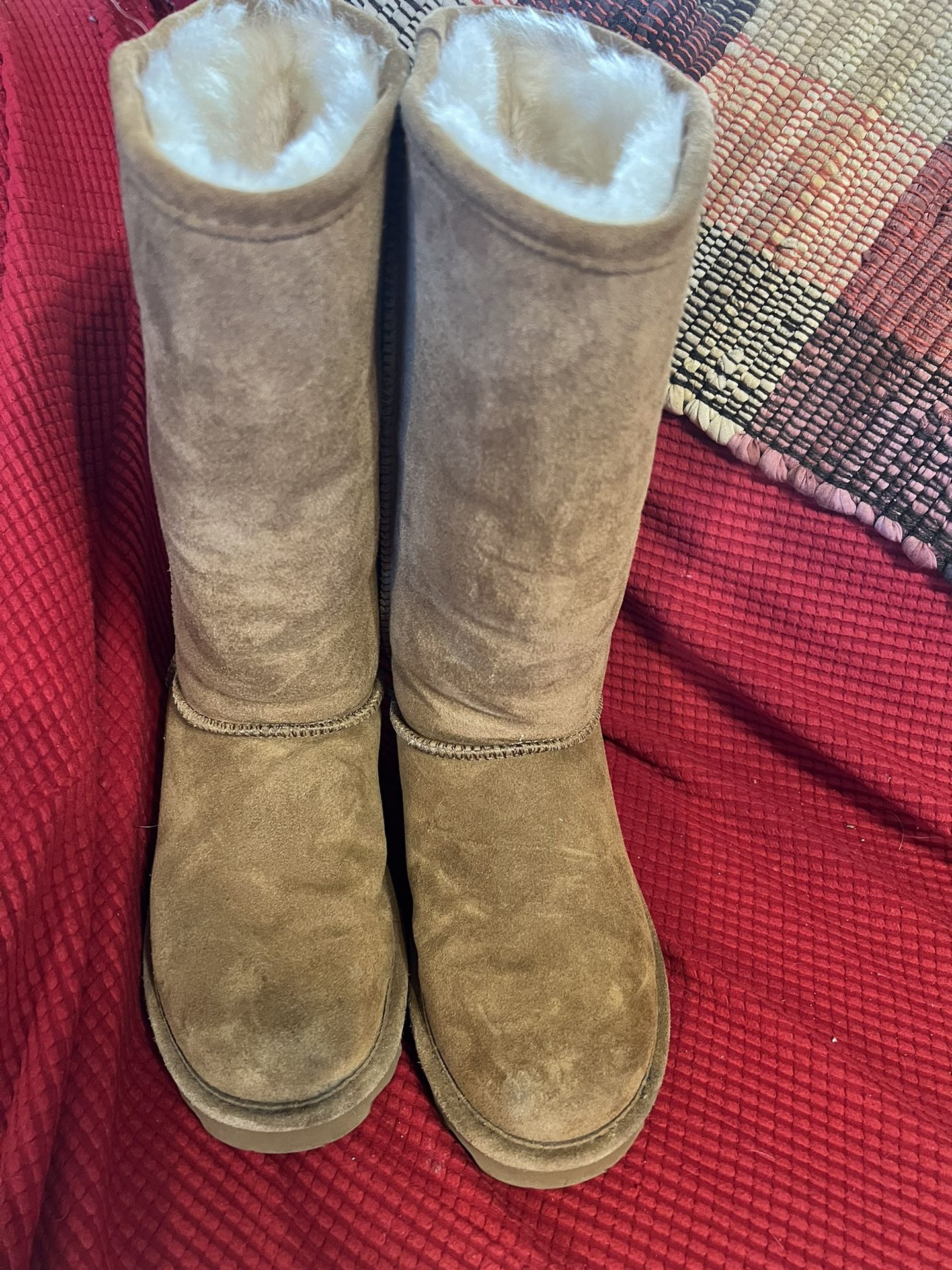 BEARPAW Uggs Boots Elle Tall Hickory Size 9