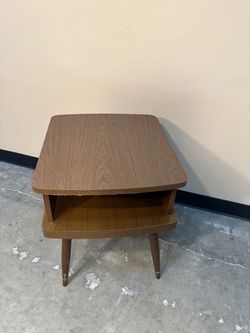 Mid-Century Modern Two-Tier End Table