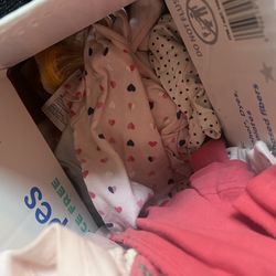 Free Baby Girl Clothes, nipples, Etc 