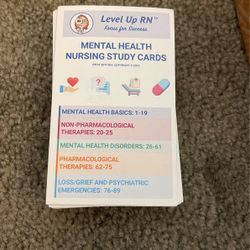 Level Up Mental Health Flashcards