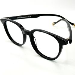 Le Specs Nomad (contact info removed) RX BLACK GLASSES SUNGLASSES FRAMES (NO LENSES) IN CASE