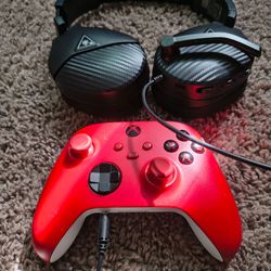 Xbox one series s/x wireless controller plus headset