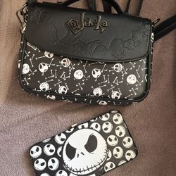 Disney Jack Skellington Purse and Wallet