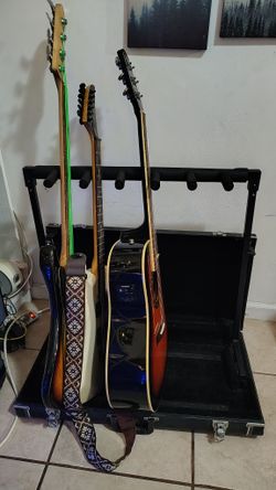 Guitar Holder Case For 5 Guitars