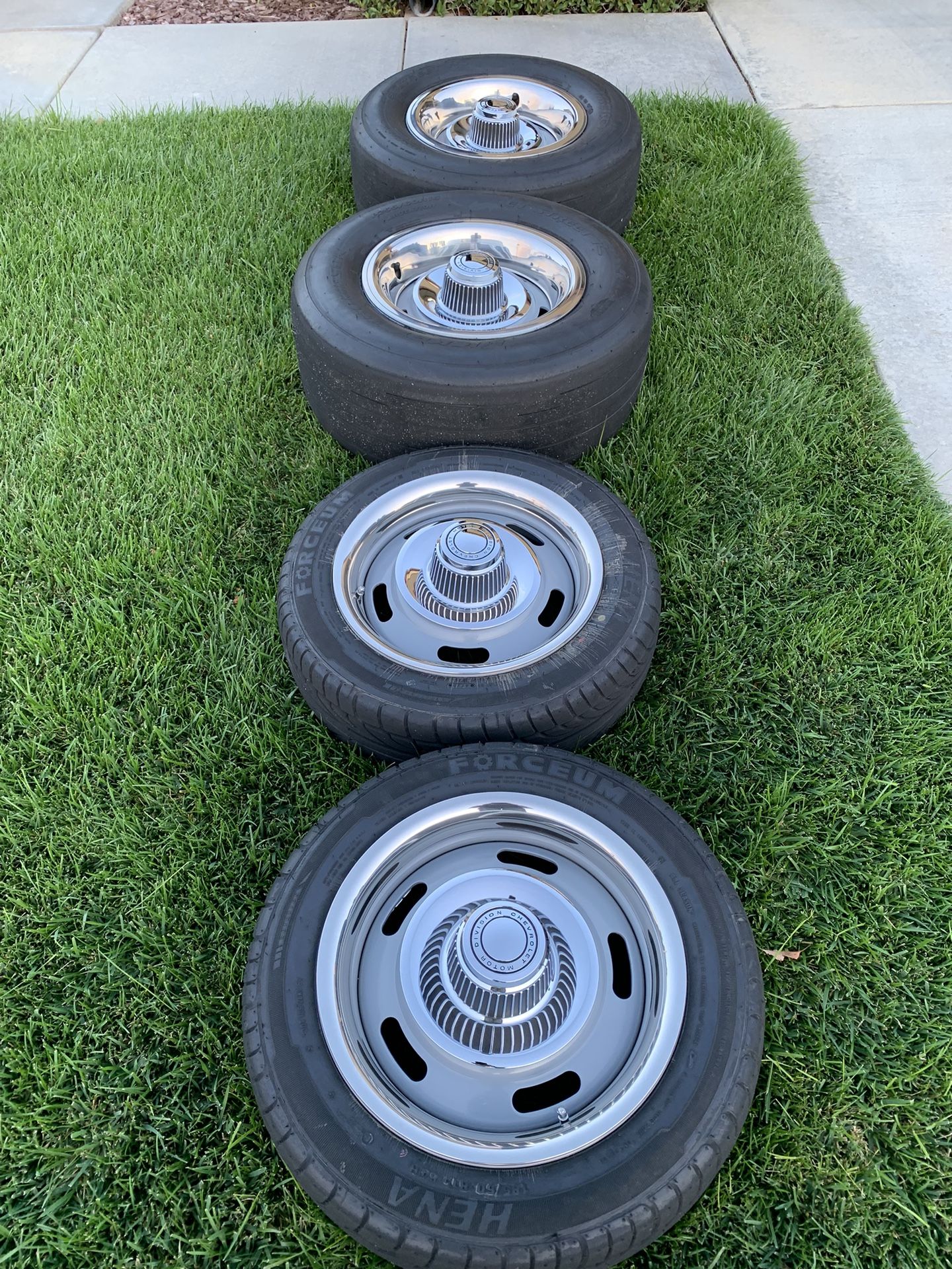 Chevy 15 Inch Rally Sport Wheels With Tires for Sale in Winchester, CA ...