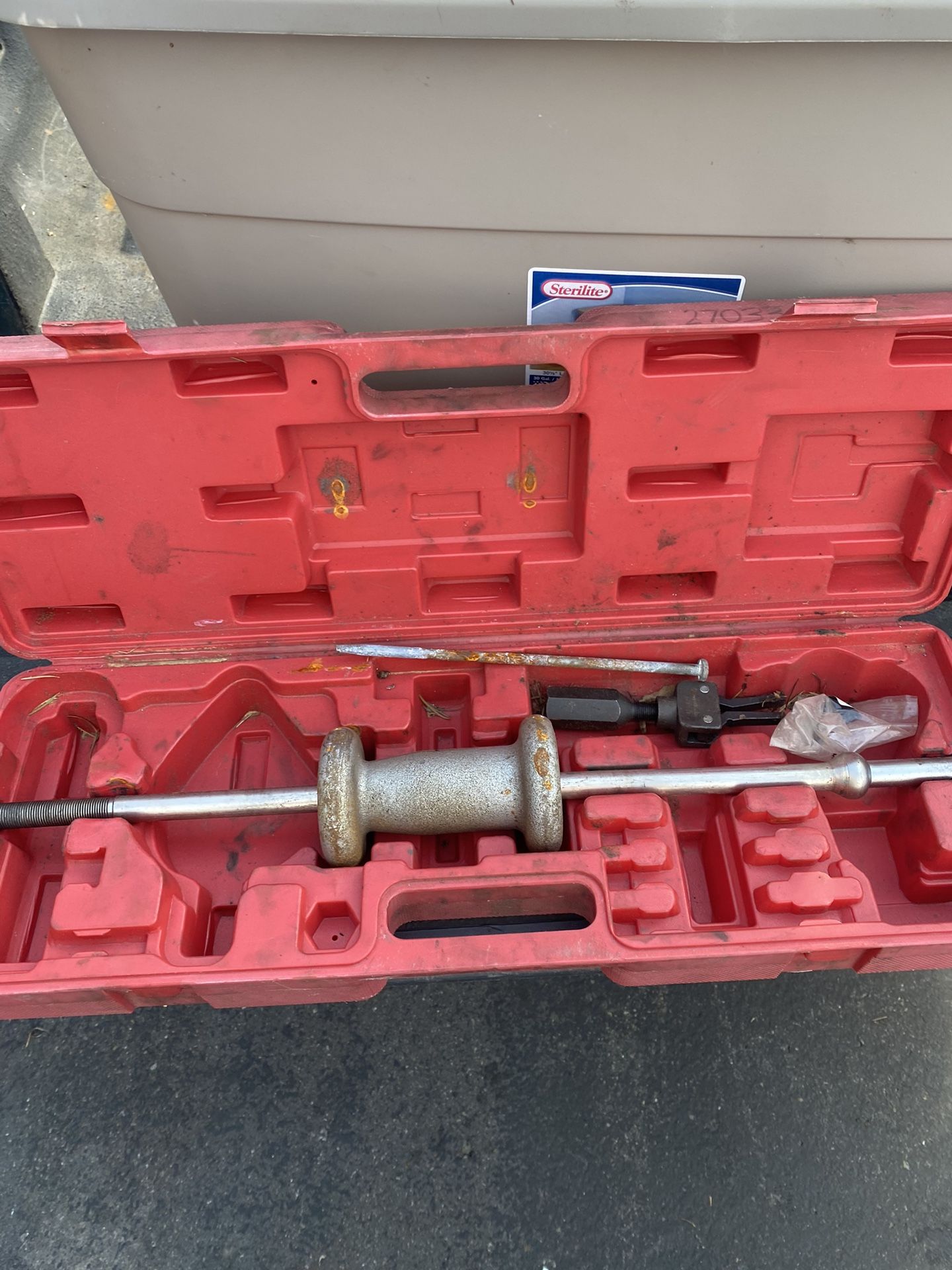 27033 5-Pound Slide Hammer, a versatile tool used for pulling various components in automotive repair