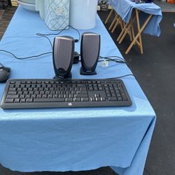 Keyboard, Speakers, Mouse