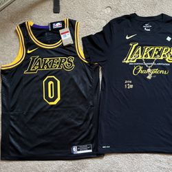 Lakers Kyle Kuzma Size L Men’s NBA Mamba Edition Jersey 