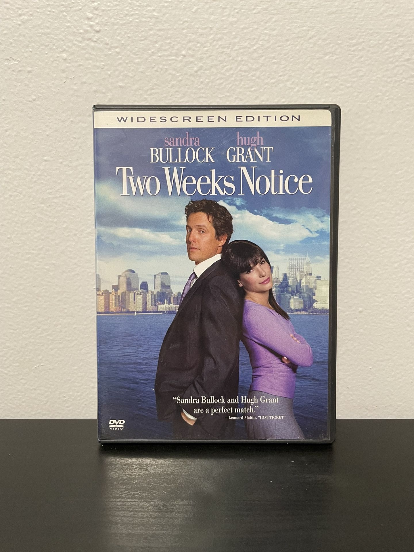 Two Weeks Notice DVD Widescreen Edition Sandra Bullock High Grant Movie 2002