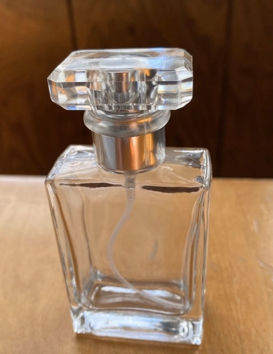 Empty Glass Perfume Spray Bottle 1oz