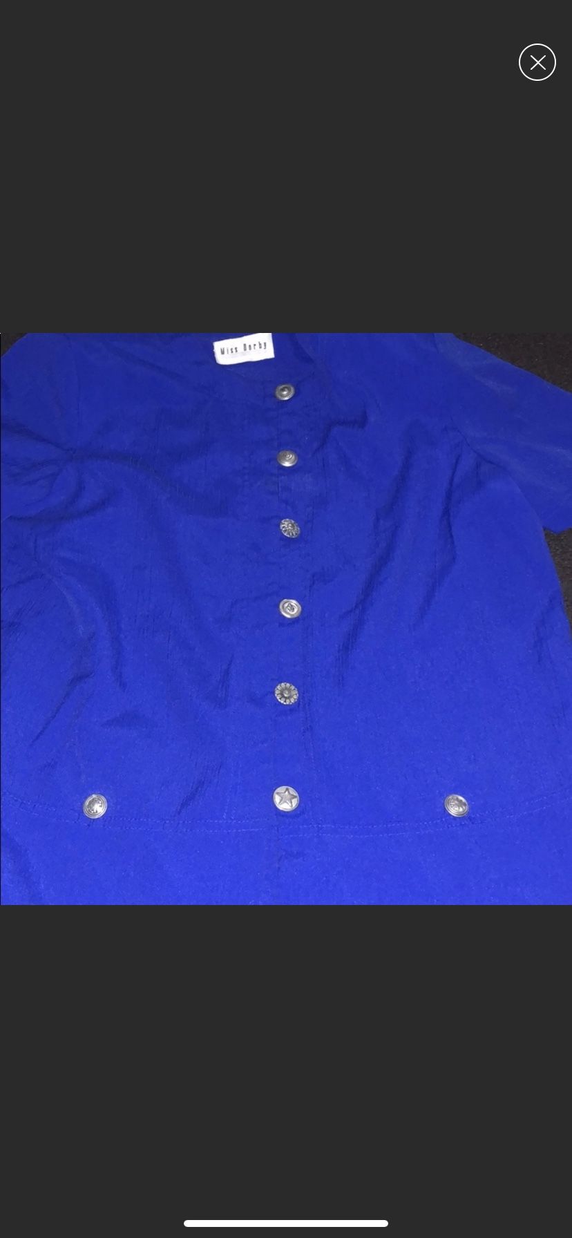 Miss derby blue blazer Size 16