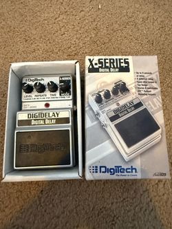 DigiTech DigiDelay X-Series Digital Delay Guitar Pedal w/ Original Box