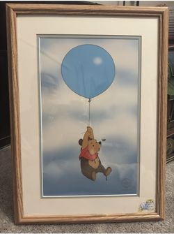 Disney Winnie the Pooh Limited Edition Cel + Certificate 🐻🎈 📍 Excellent condition, like new