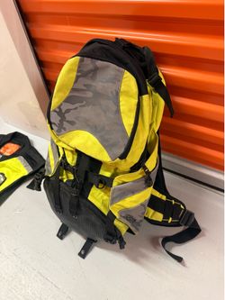 Reflective motorcycle backpack