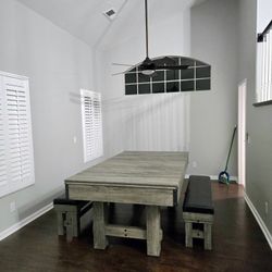 7' Hathaway Pool Table Combo Set