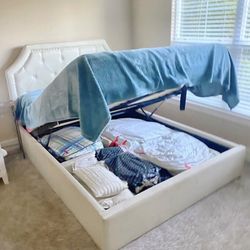Queen Bed & Storage Bed Frame made in Europe 