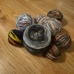 Yarn Lot 3 Pounds Worth! Red Heart Bernat Lion Brand
