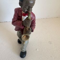 Hand Painted Jazz Figurine