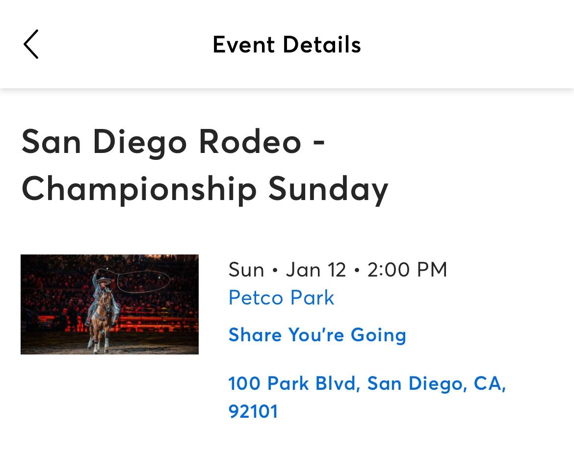 Championship Sunday Rodeo