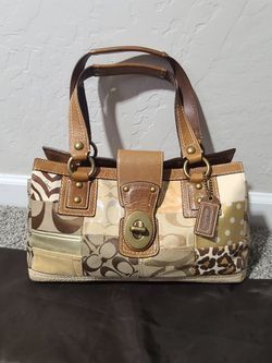 Coach Purse Legacy Patchwork With Dust Bag Like New