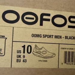 Brand New Unused Oofos Shoes In Box