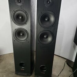 Polk Audio R50 Two-Way Floorstanding Loudspeaker - (Black) (Pair) ●●TESTED●●