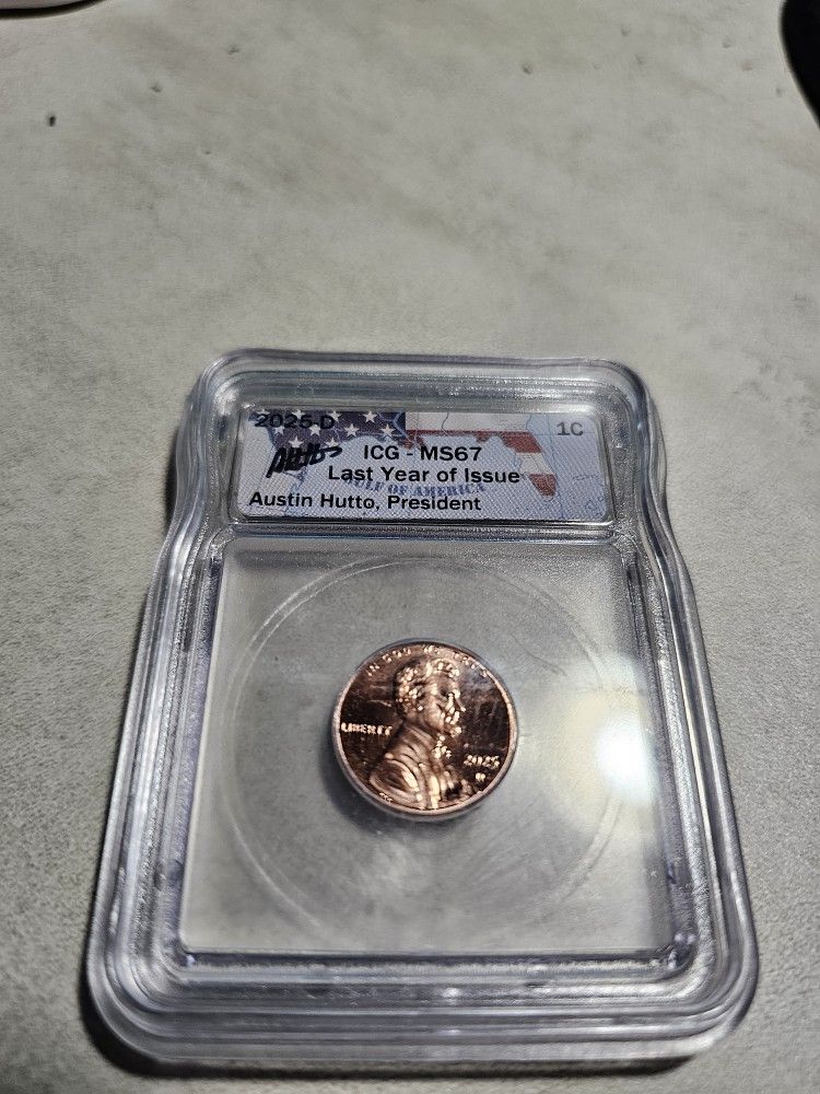 2025 D Ms67 Penny