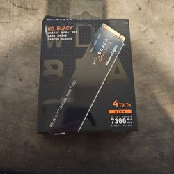 Wd Black SSD 4tb