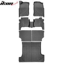 Fits 96-02 Toyota 4Runner TPE All Weather Floor Mats + Trunk Mat + Backrest Mats