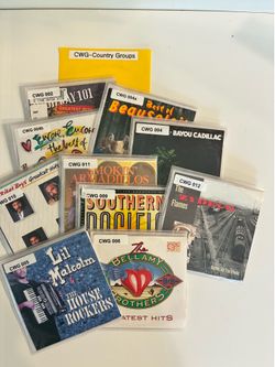 Country Groups CD Lot of 10 – Sawyer Brown, Bellamy Brothers, Southern Pacific, BeauSoleil & More