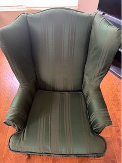 Antique chair green
