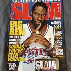 SLAM Basketball Magazine Issue #89 Jul 2005 - Ben Wallace Cover + Posters
