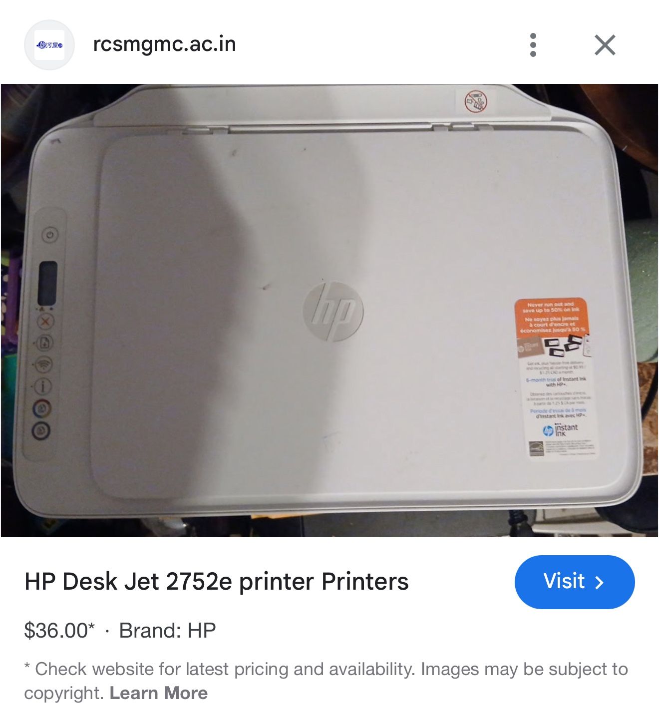 HP Inkjet Printer