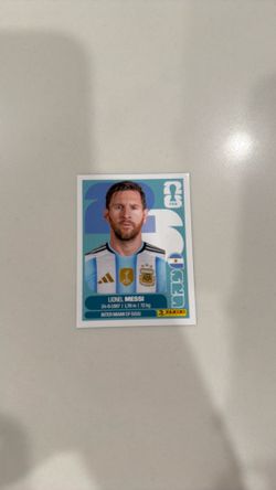 Messi WC2026 Panini Card