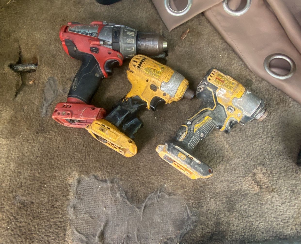 Milwaukee Dewalt Drills