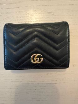 Gucci Marmont Black Leather Wallet