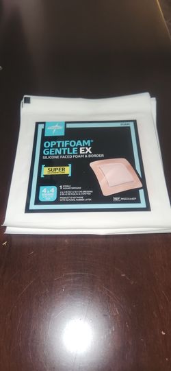 Medline Optifoam Gentle EX – Silicone Faced Foam & Border (3 Count) – Advanced Wound Care!