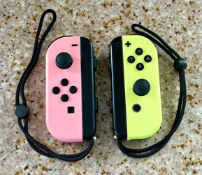 Nintendo Pastel Pink/Pastel Yellow Wireless Joy-Cons