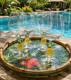 Set of 4 Plastic/acrylic wine 🍷 Glasses