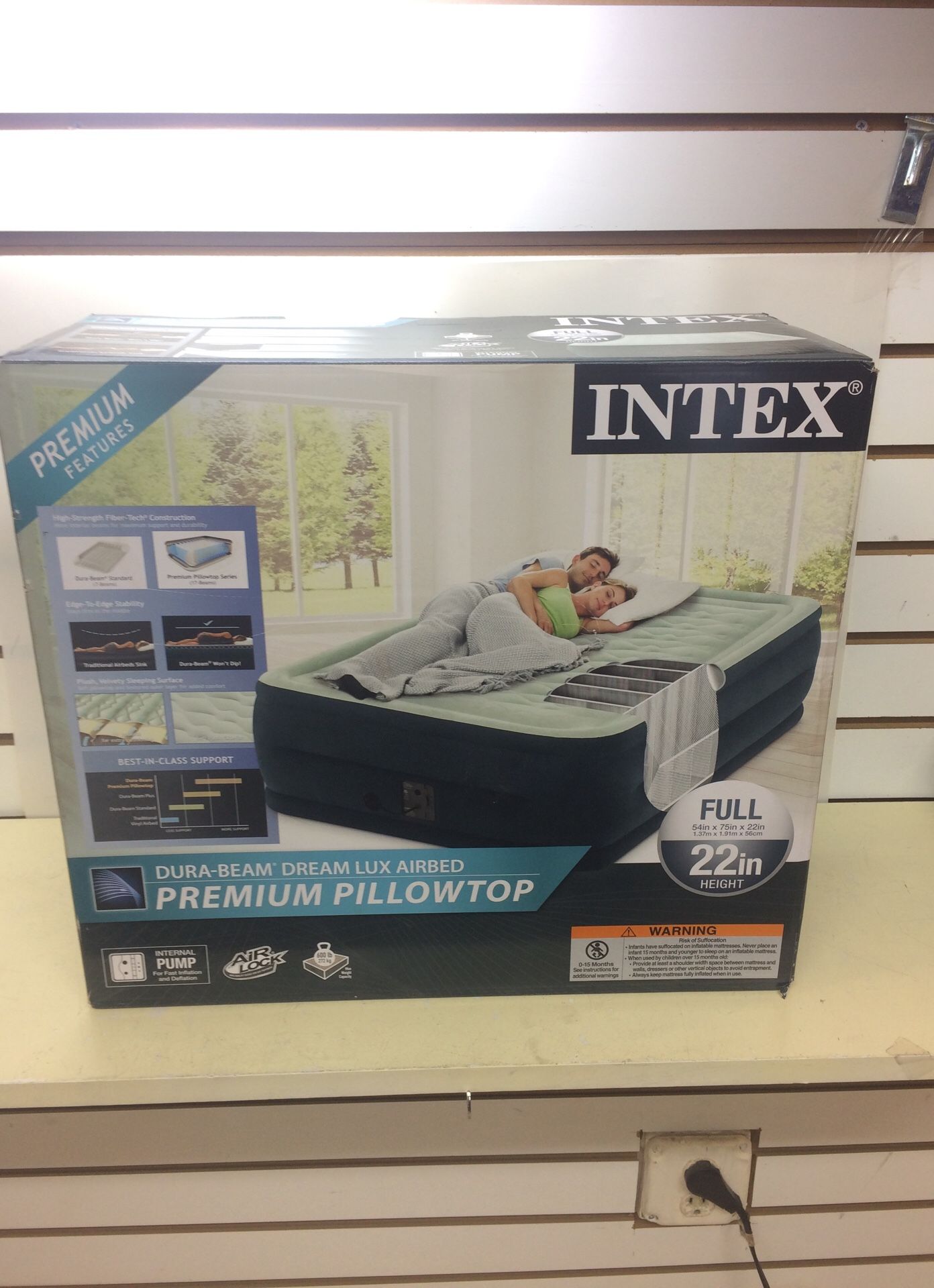 Intex AP619c pillowtop full air bed