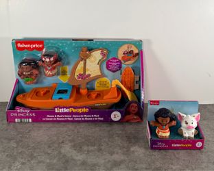 Fisher-Price Little People Disney Moana Canoe Set